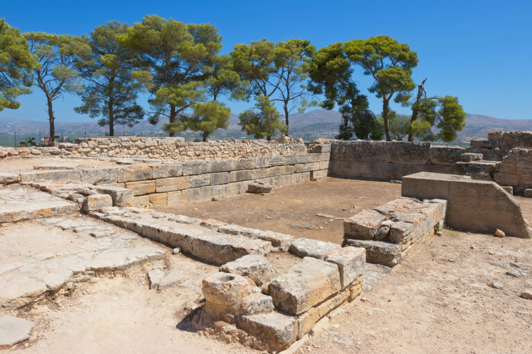Site archéologique de Phaistos. Crète, Grèce