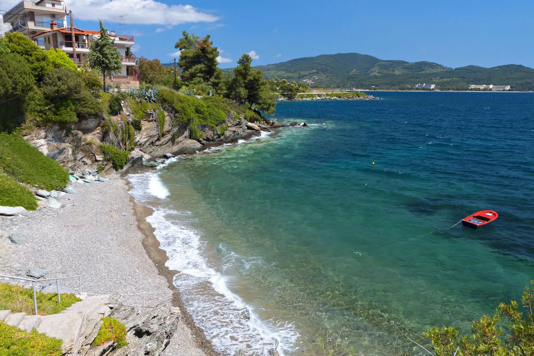 Chalcidique, Halkidiki : Crique de Neos Marmaras en Sithonie