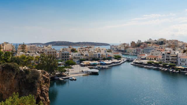 Crète de l'est, panorama d'Agios Nikolaos