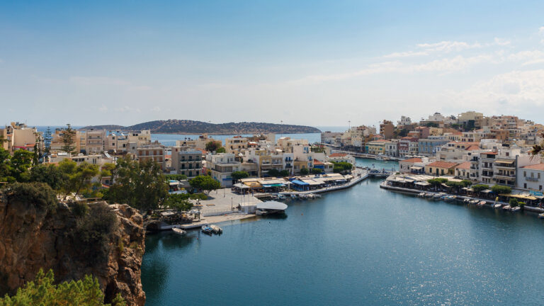 Crète de l'est, panorama d'Agios Nikolaos