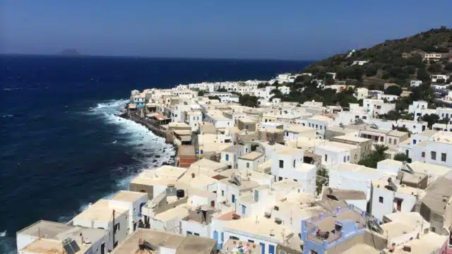 Nisyros - Vue sur le village de Mandraki