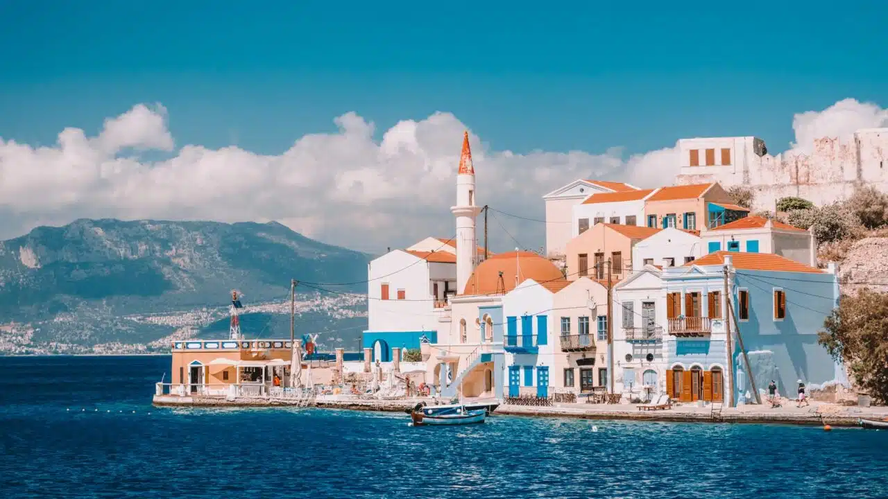 Kastellorizo, vue sur le port de Megisti