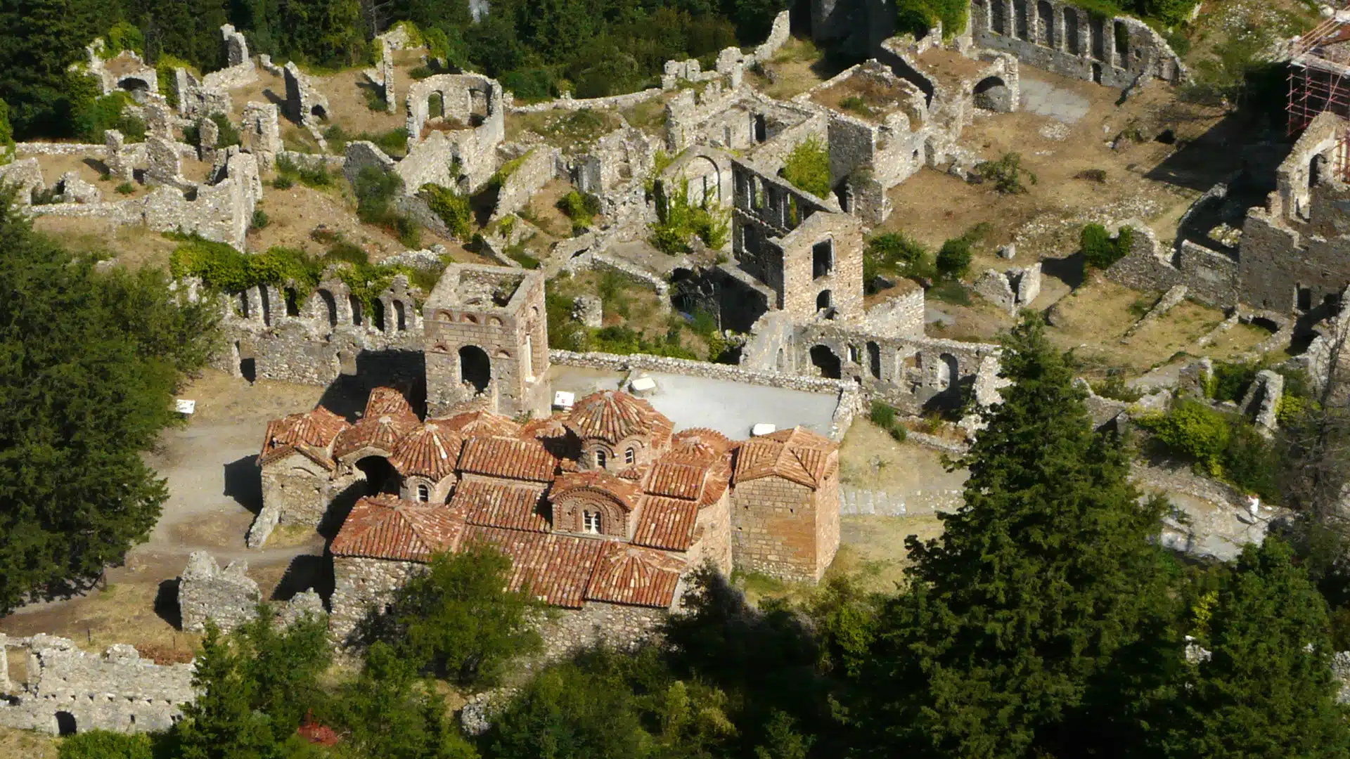 Le site Byzantin de Mystras