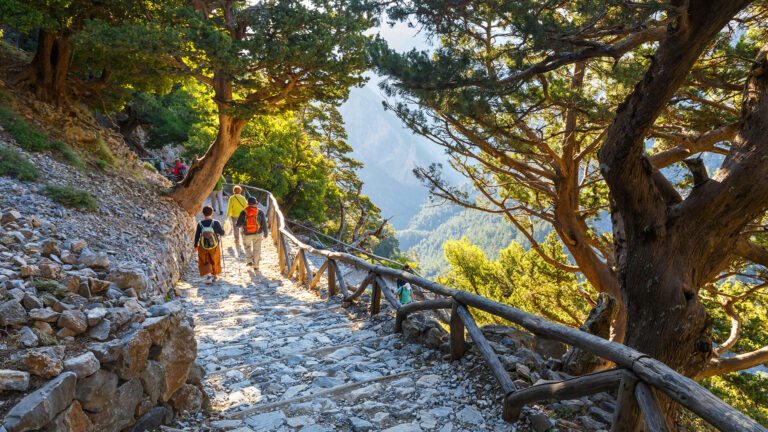 Trekking et randonnée en Grèce dans les Gorges de Samaria en Crète