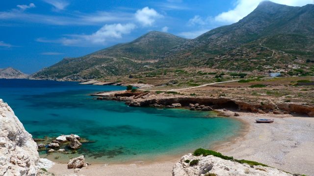 Plage de Donoussia, Cyclades, Grèce