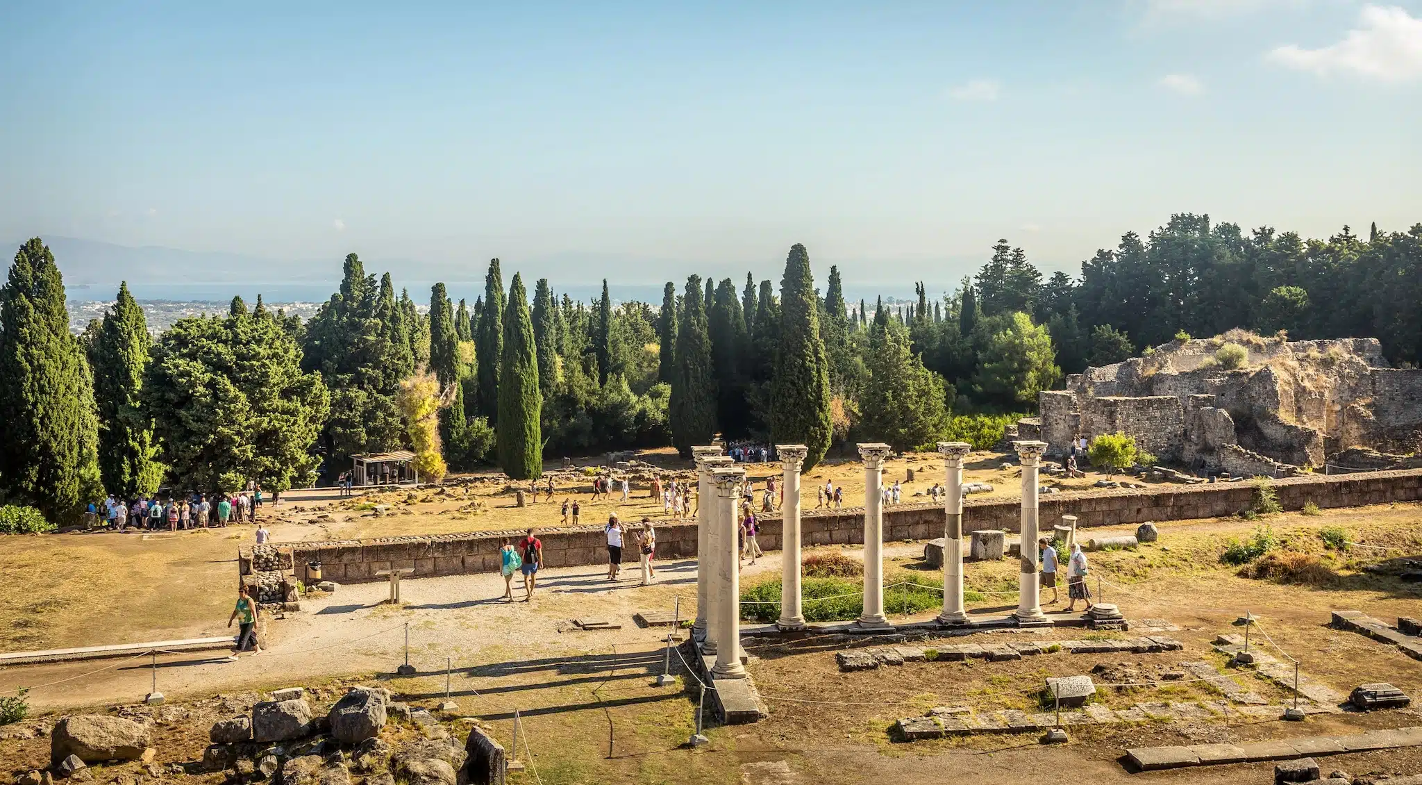 Vestige de l'Asclépiéion de Kos, le centre de guérison par excellence du monde antique