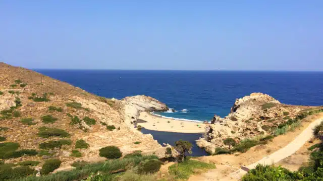 Ikaria - Vue sur la baie de NAS